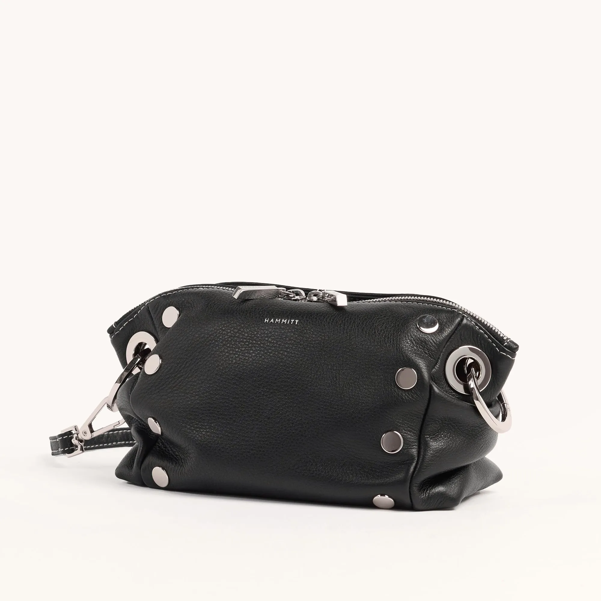 Daniel Crossbody Clutch | Tempo Black/Silver | sml