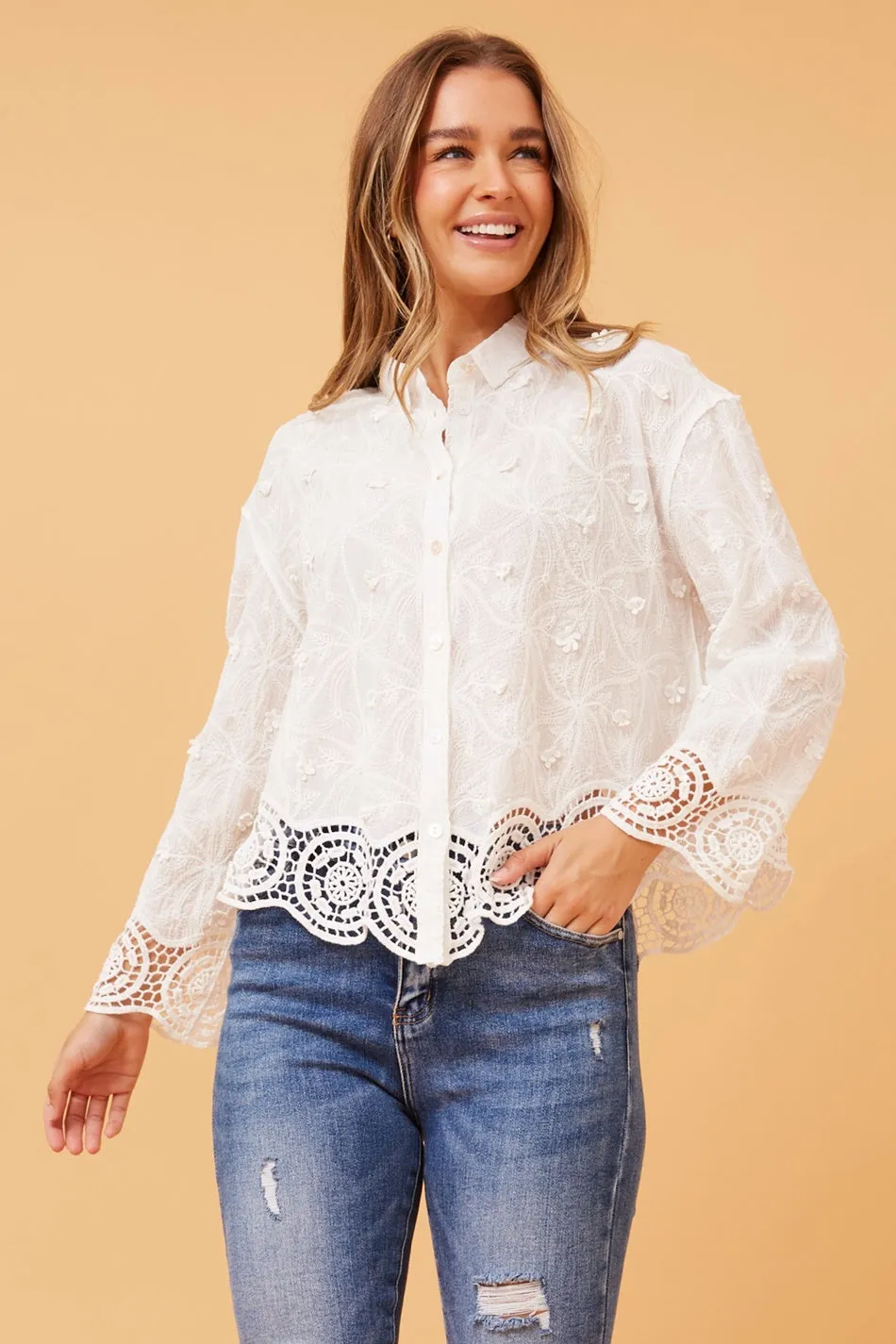 DARA LACE SHIRT