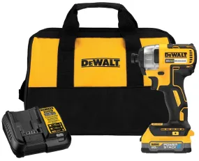 DeWALT DCF787E1 Impact Driver Kit, Battery Included, 20 V, 1/4 in Drive, Hex Drive, 3200 ipm :EA: QUANTITY: 1