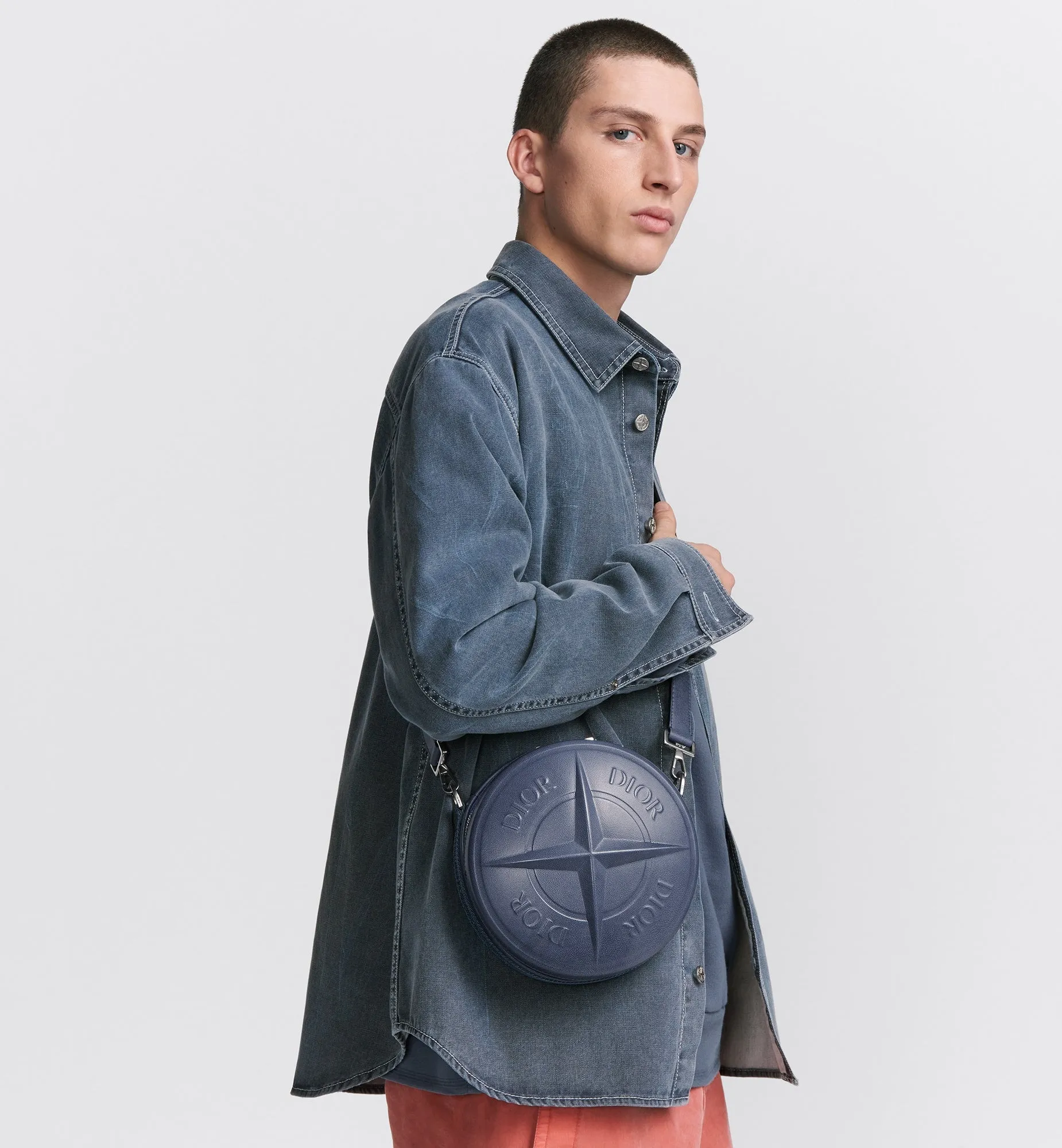 Dior And Stone Island Round Bag — Limited And Numbered Edition