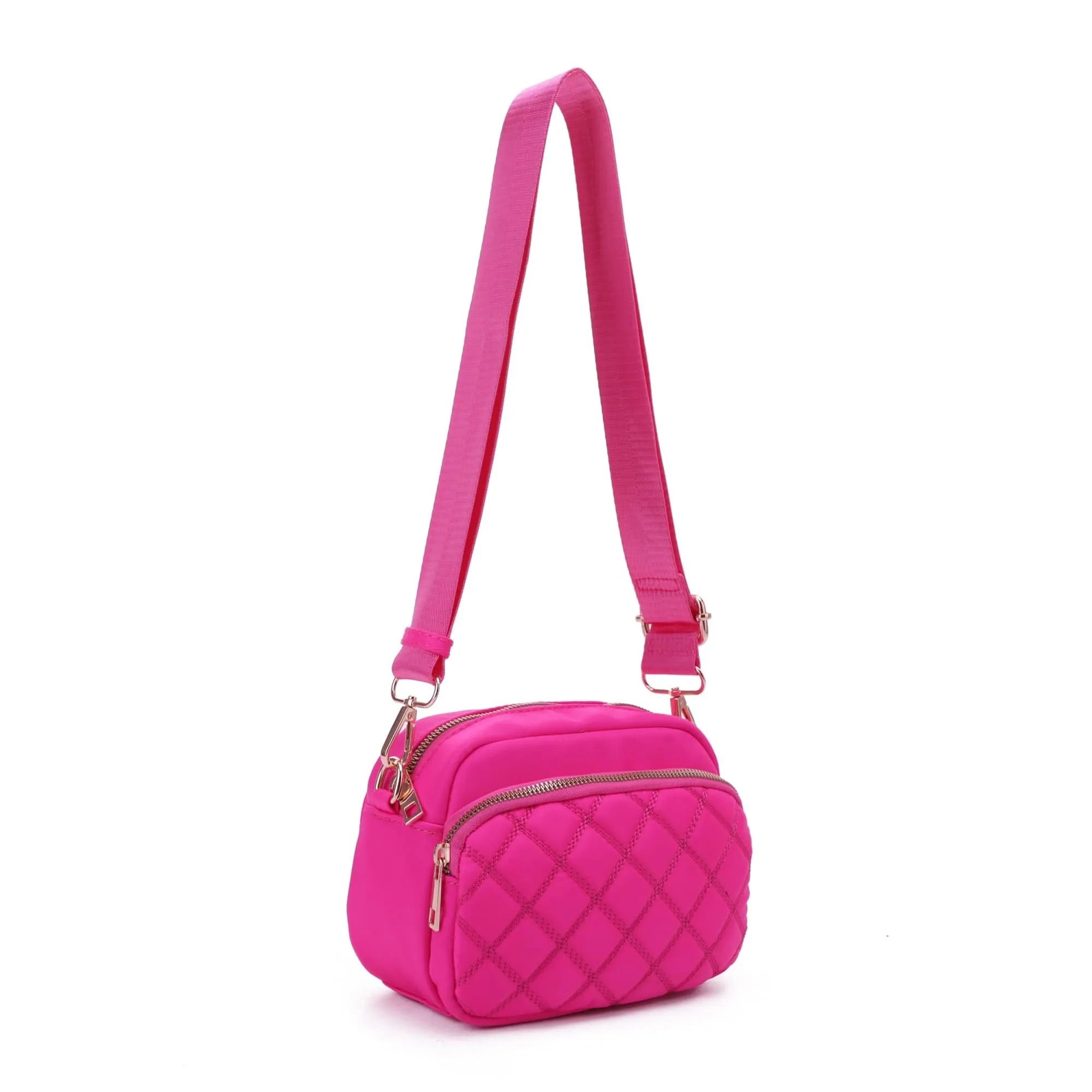 DJ25764N-6 Angela Quilted Crossbody Bag