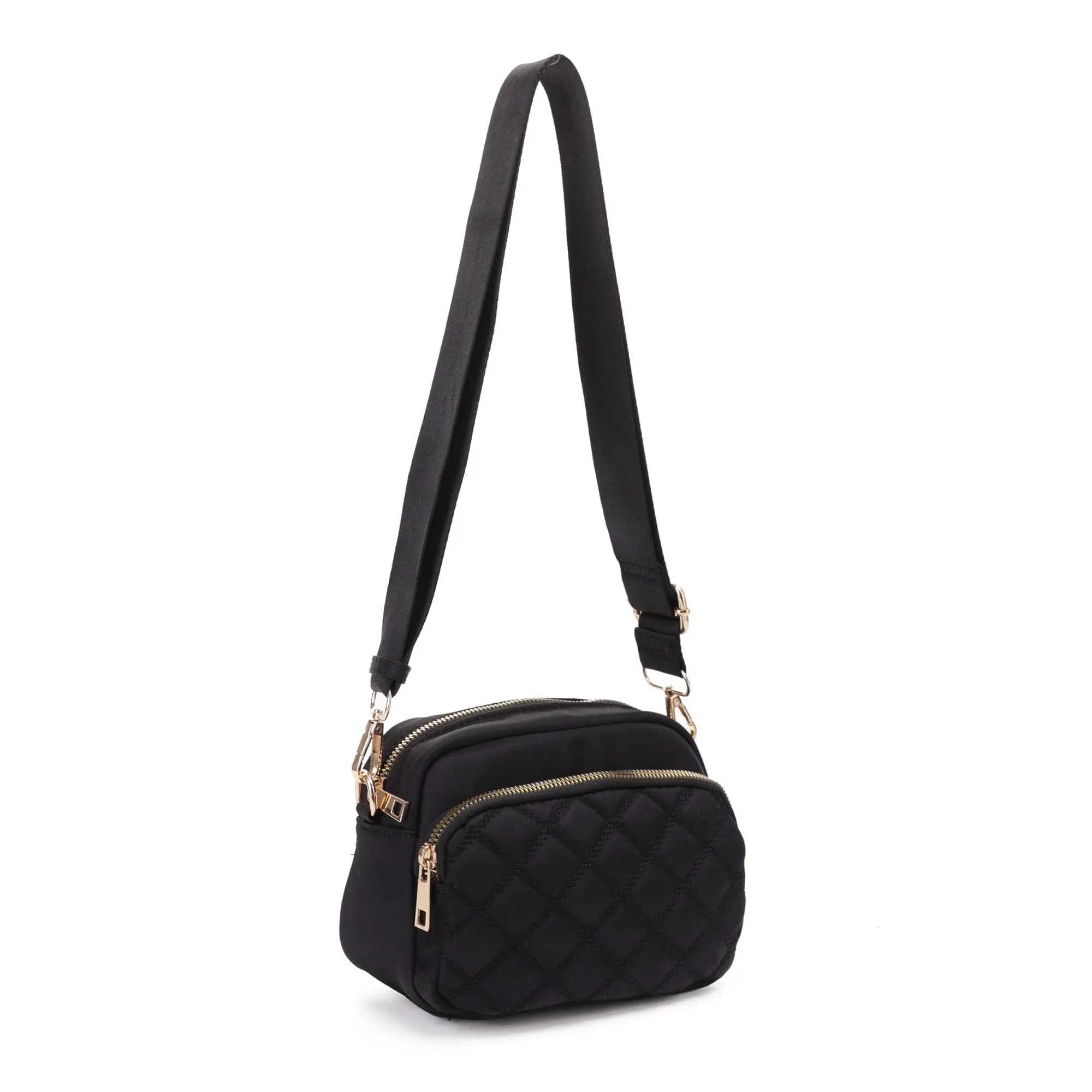 DJ25764N-6 Angela Quilted Crossbody Bag