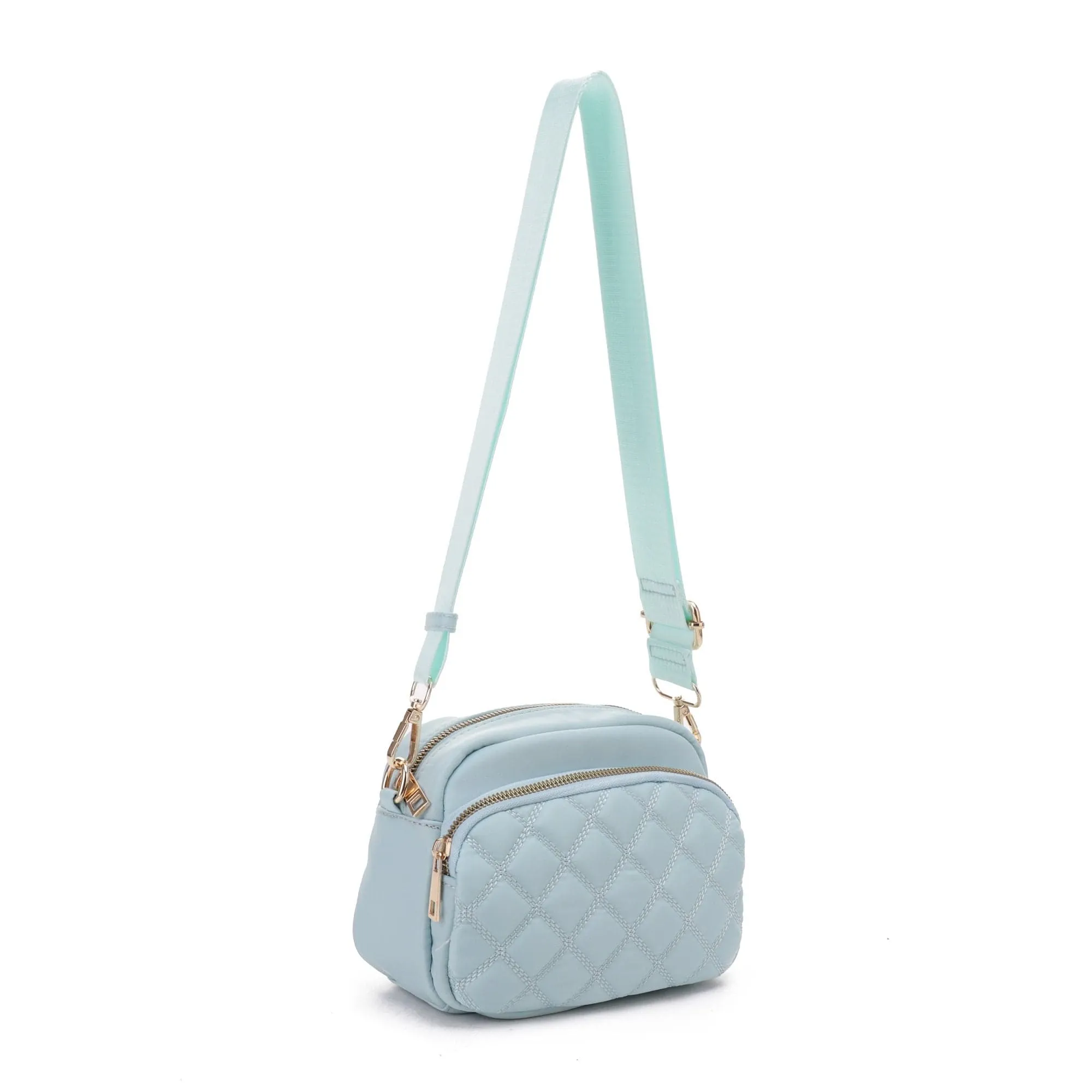 DJ25764N-6 Angela Quilted Crossbody Bag