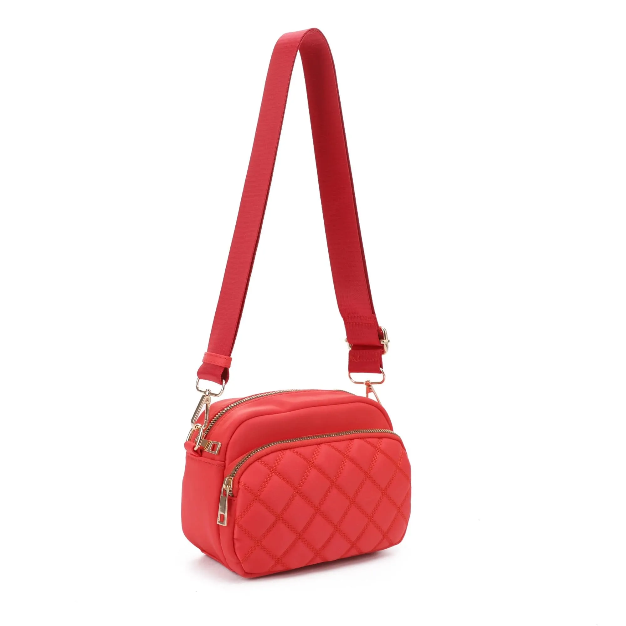 DJ25764N-6 Angela Quilted Crossbody Bag