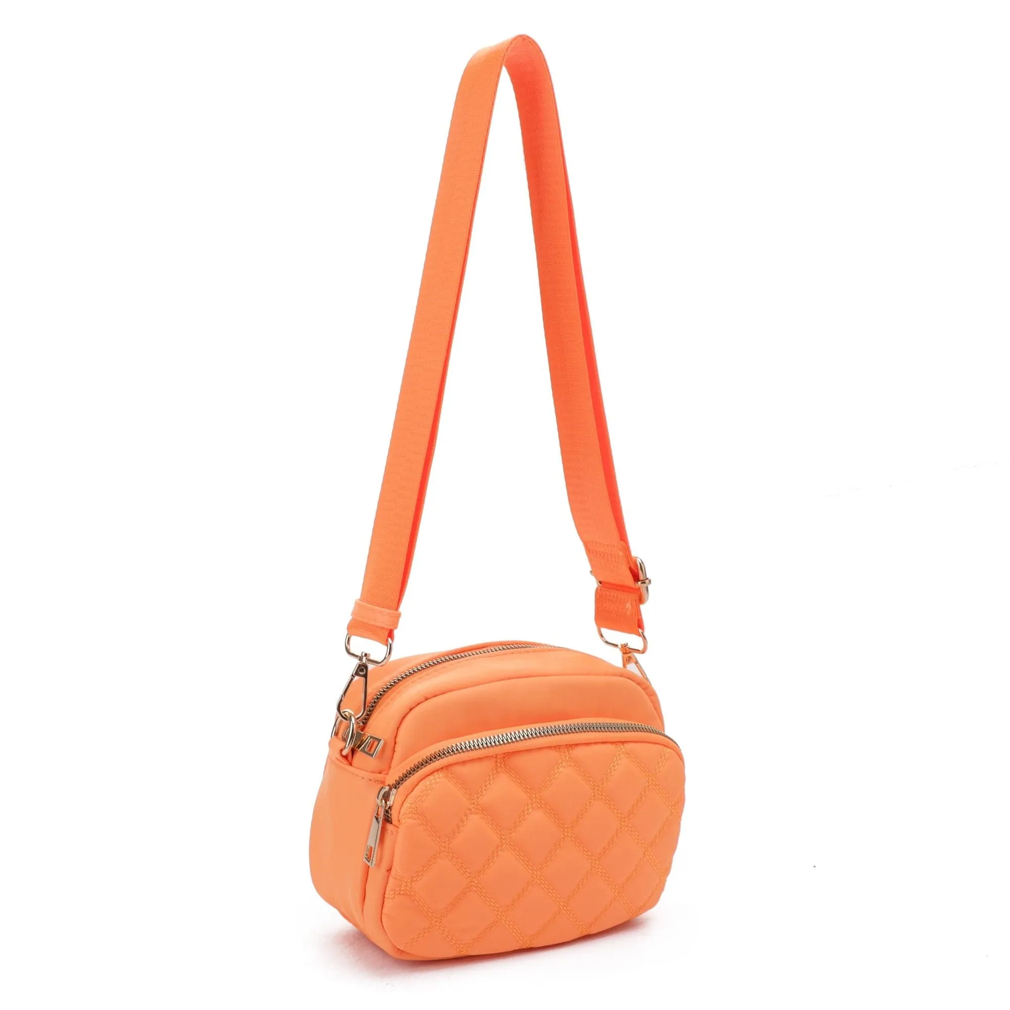 DJ25764N-6 Angela Quilted Crossbody Bag