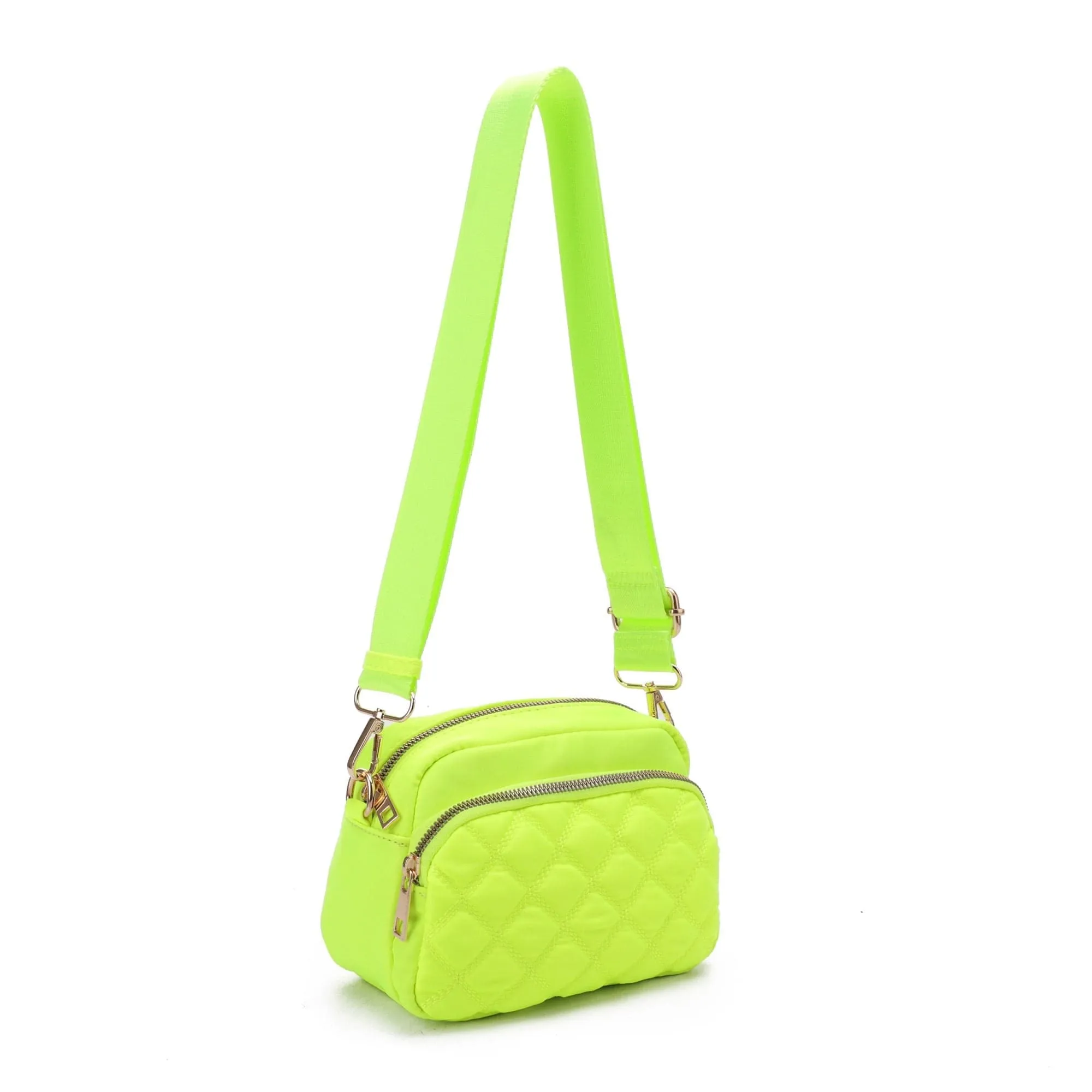 DJ25764N-6 Angela Quilted Crossbody Bag