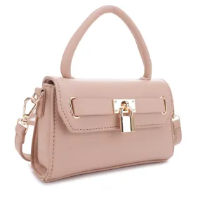 DJ960308D Charlotte Lock Satchel Crossbody Bag