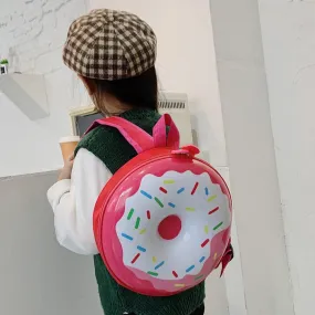 Donut Eggshell Bag - Cartoon Kids Backpack for Kindergarten