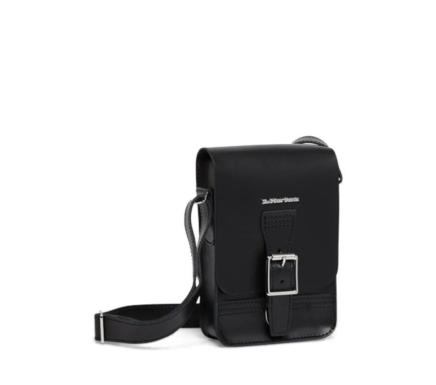 Dr Martens Box Crossbody Black Kiev Black Smooth