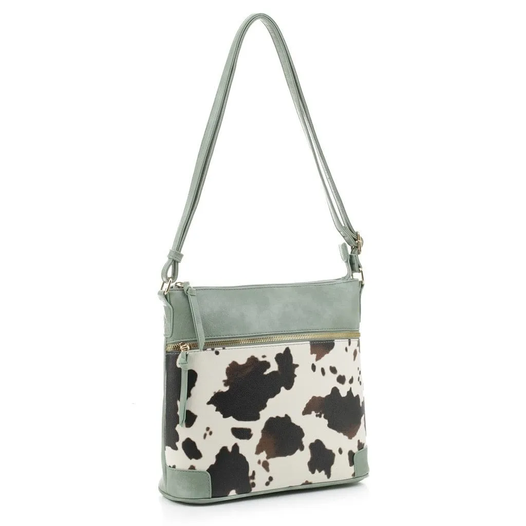 EJ91479C Cow Crossbody