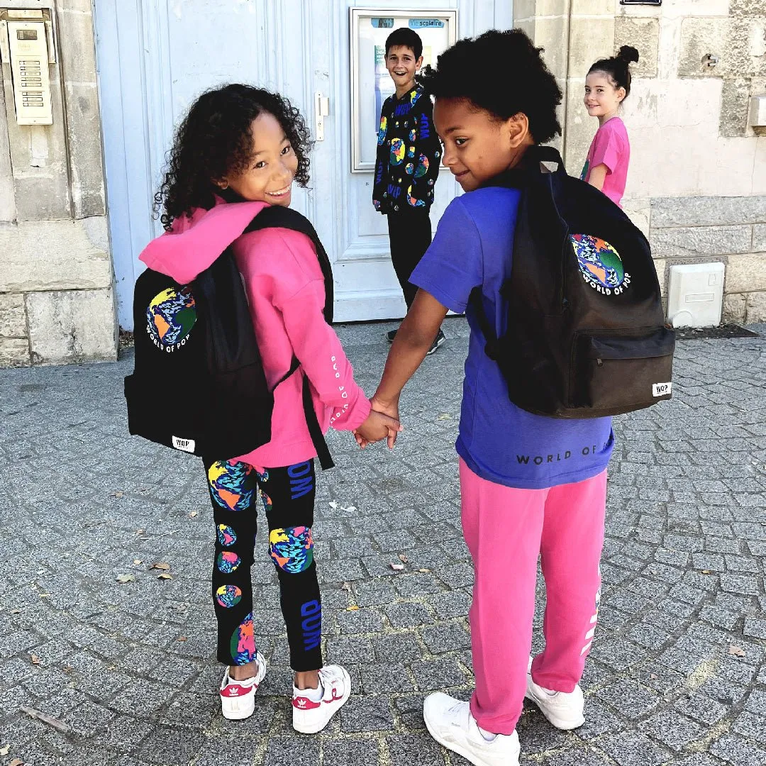 Embroidered backpack