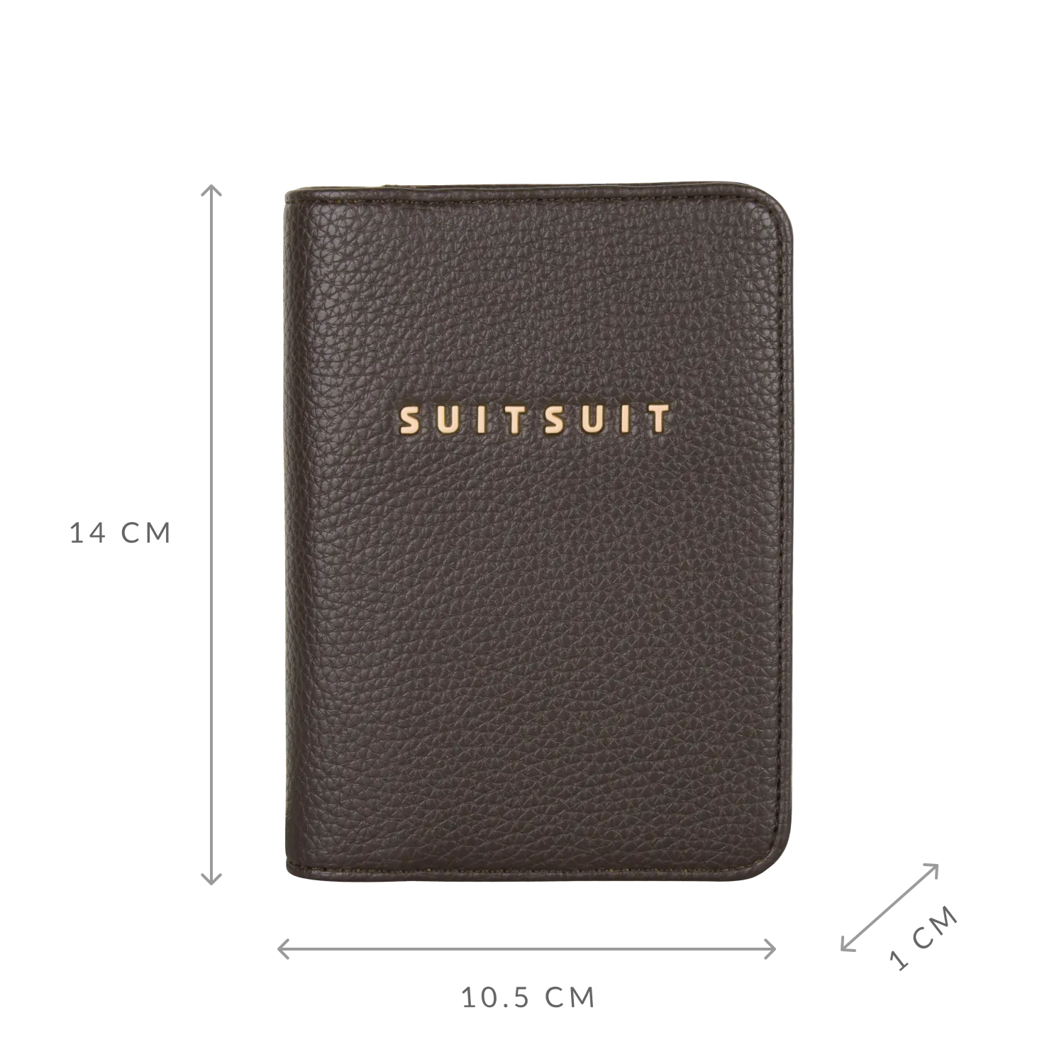 Fab Seventies Classic - Espresso Black - Passport Holder