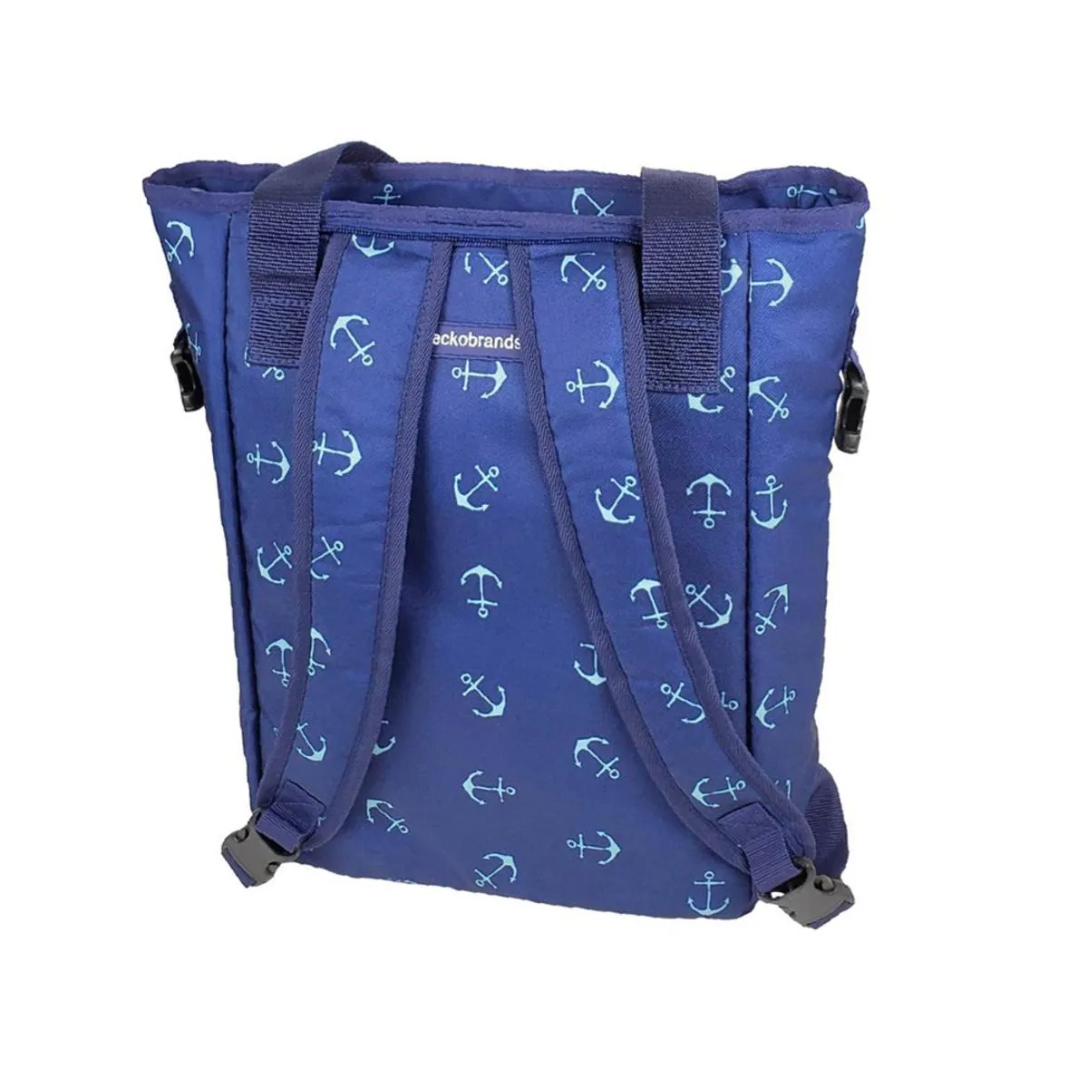 Geckobrands Convertible Tote & Backpack - Anchors