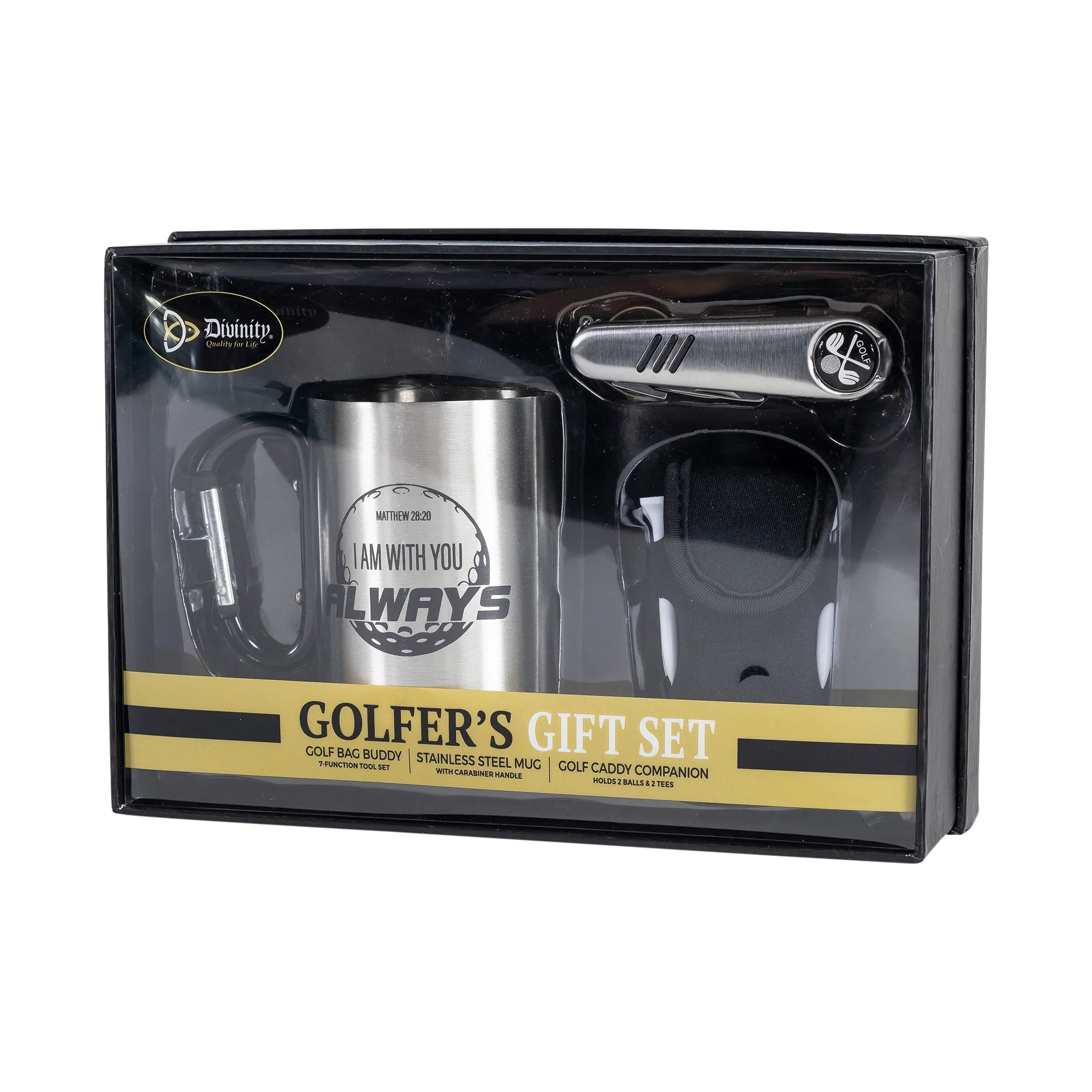 Golfer's Gift Set: I am With You - Matthew 28:20