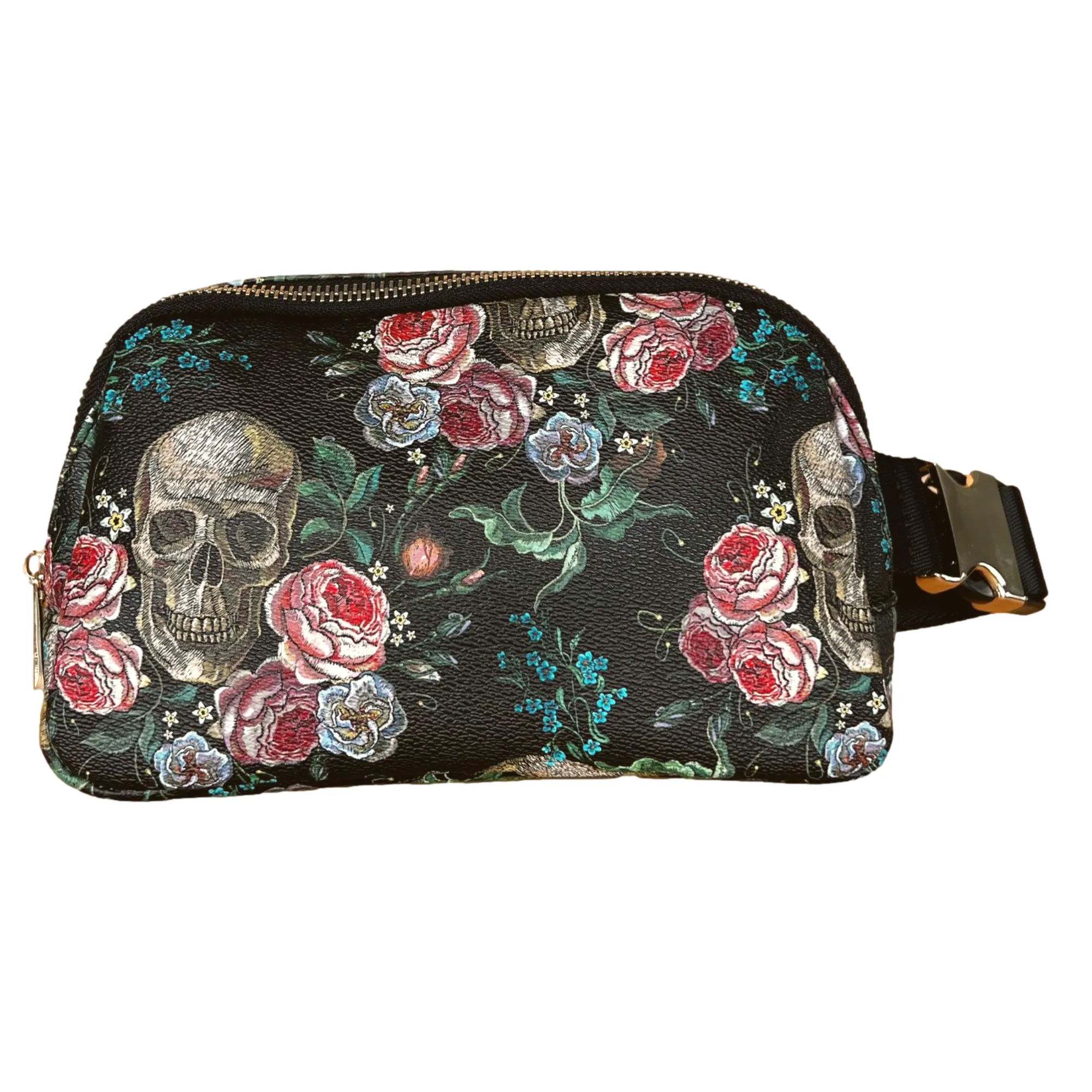 Gothic Skulls Crossbody Bag