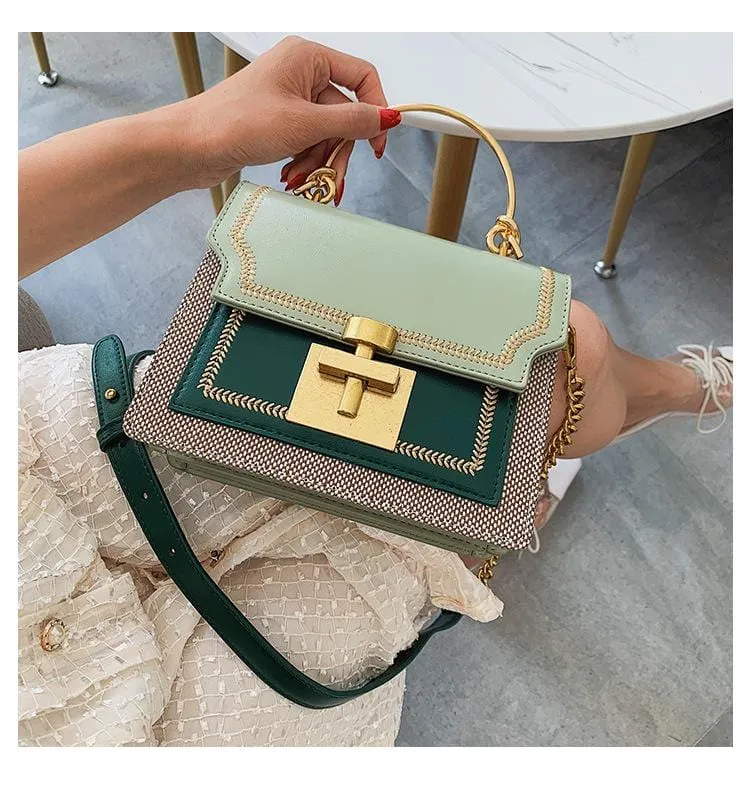 Green Crossbody Shoulder Bag