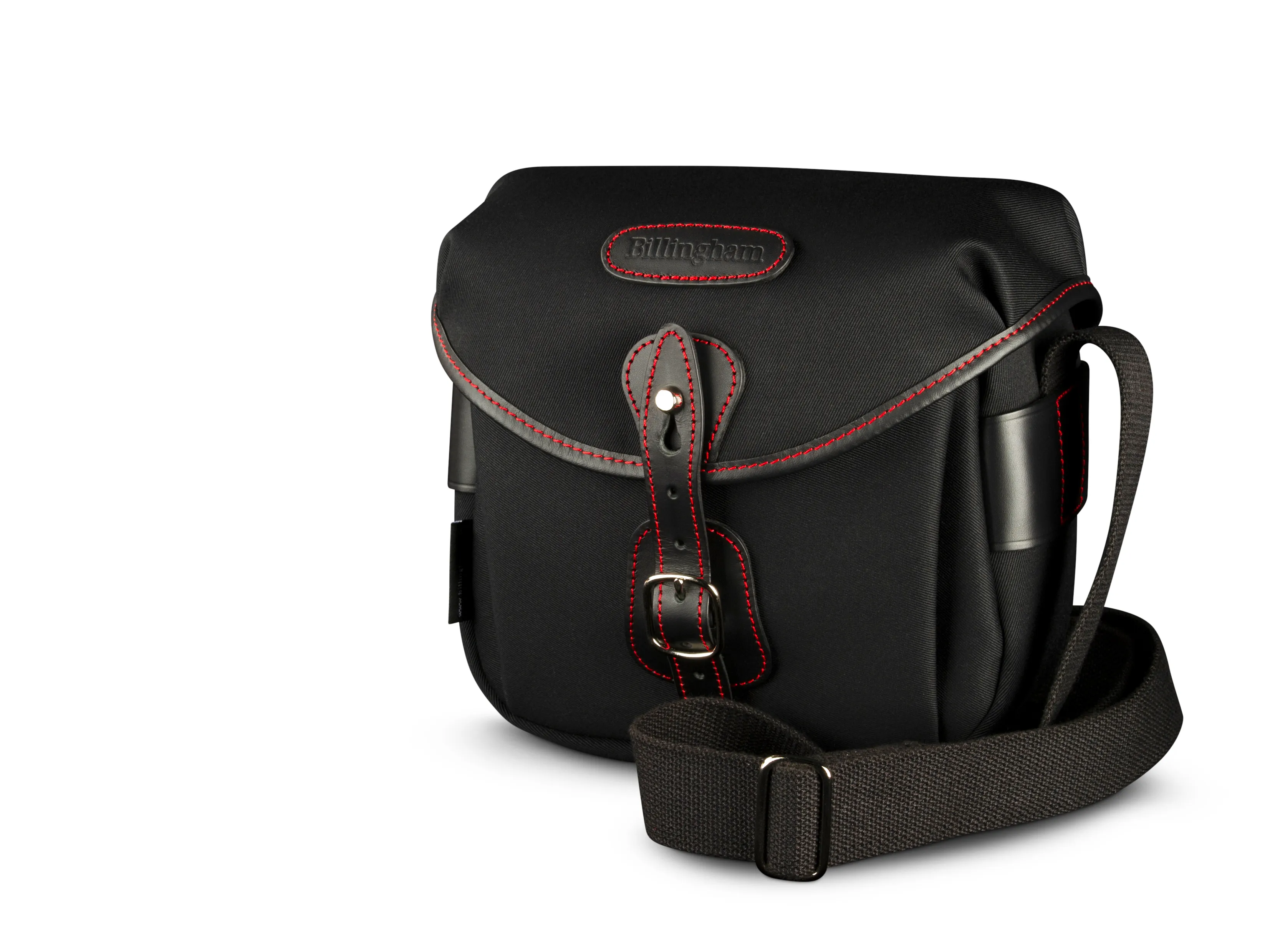 Hadley Digital Camera Bag - Black Canvas / Black Leather / Red Stitching (50th Anniversary Limited Edition)