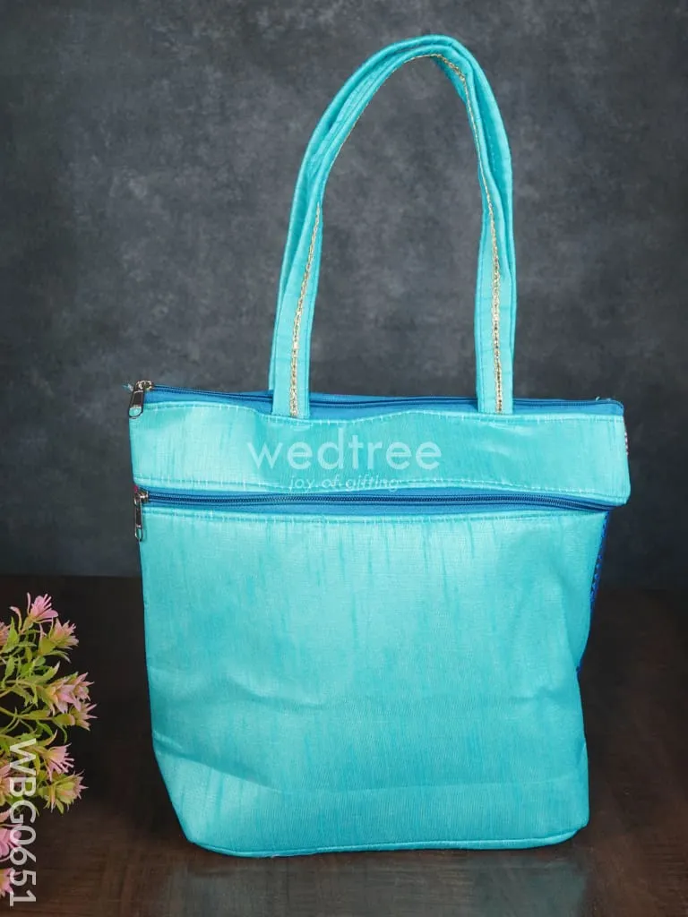 Hand bag with kolam design - WBG0651