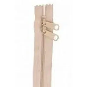 Handbag zipper 40" Natural