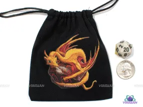 Hatchling & D20 | Black Dice Bag | Q Workshop