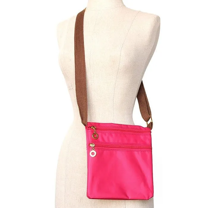 HD1851 Monogrammable Nylon Fabric Crossbody Bag