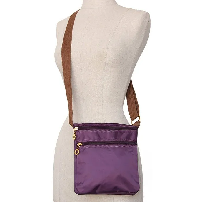 HD1851 Monogrammable Nylon Fabric Crossbody Bag