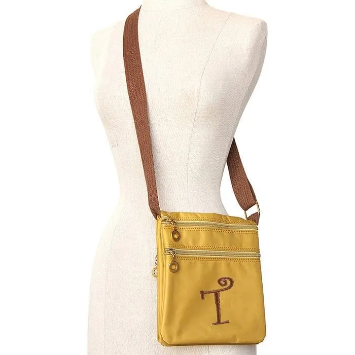 HD1851 Monogrammable Nylon Fabric Crossbody Bag