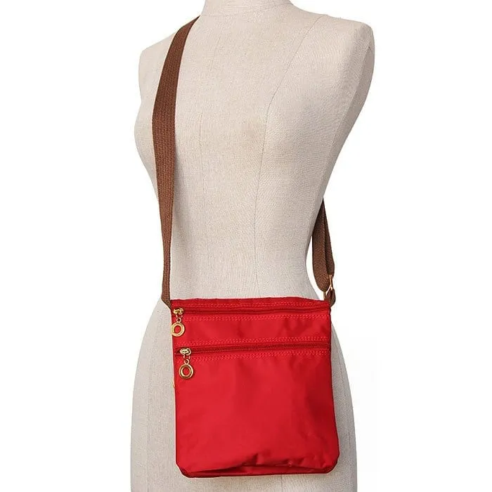 HD1851 Monogrammable Nylon Fabric Crossbody Bag