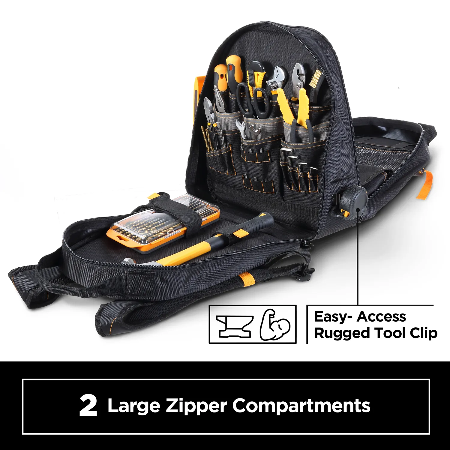 Heavy-Duty Tool Backpack (48 Pocket)