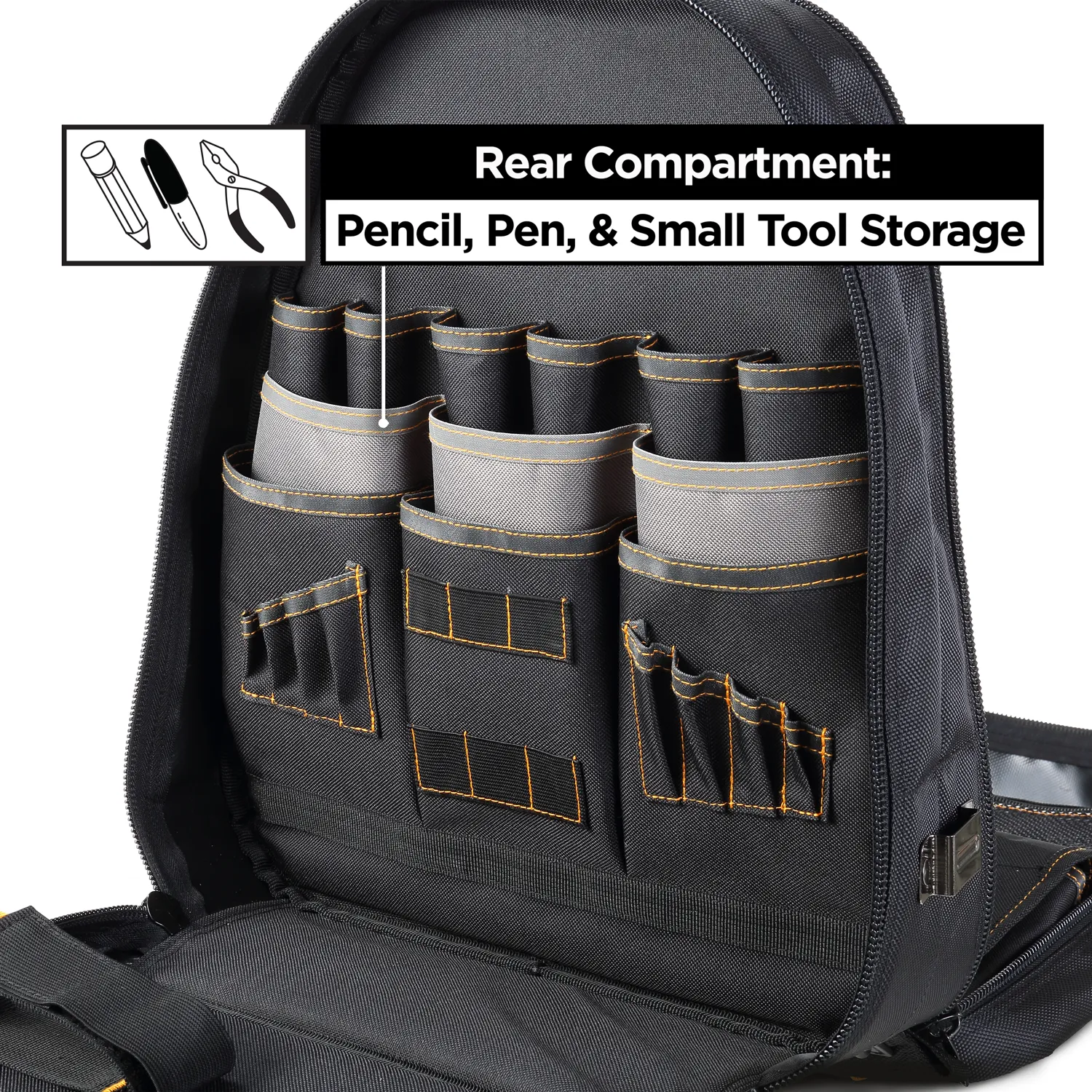 Heavy-Duty Tool Backpack (48 Pocket)