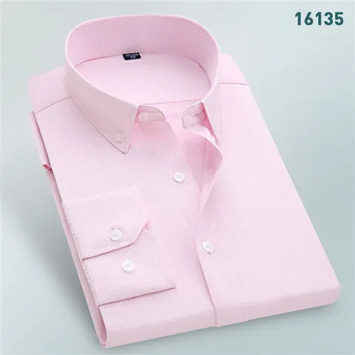 High Quality Solid Long Sleeve Shirt #161XX