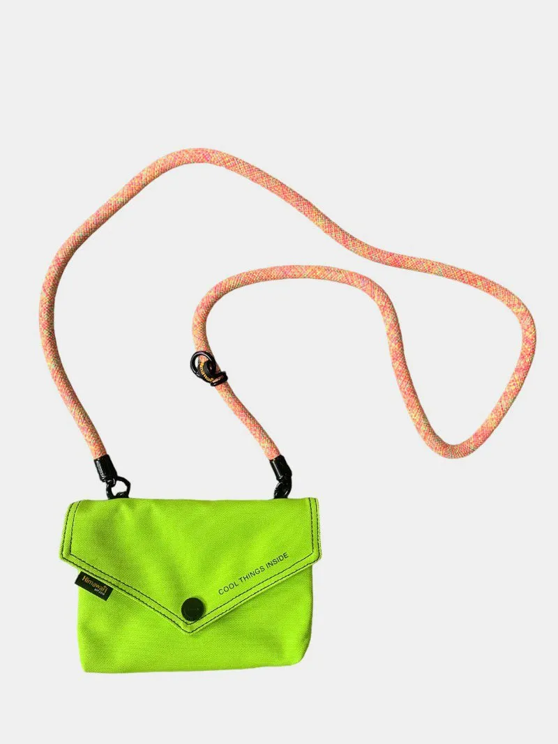 Himawari Solid Color Envelope Shape Crossbody Bag with Removable Strap