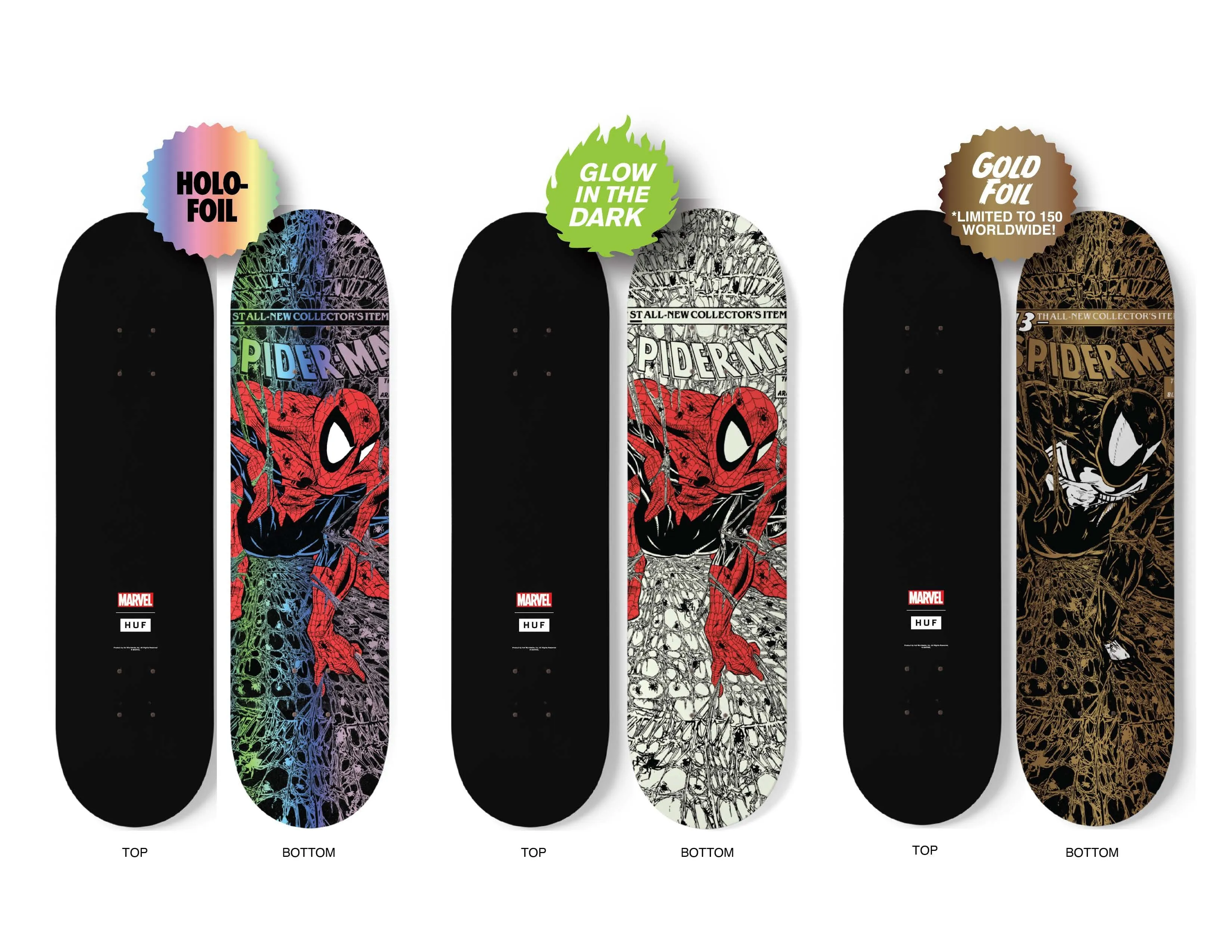 HUF x Marvel Spider-Man Blind Bag Deck 8.25