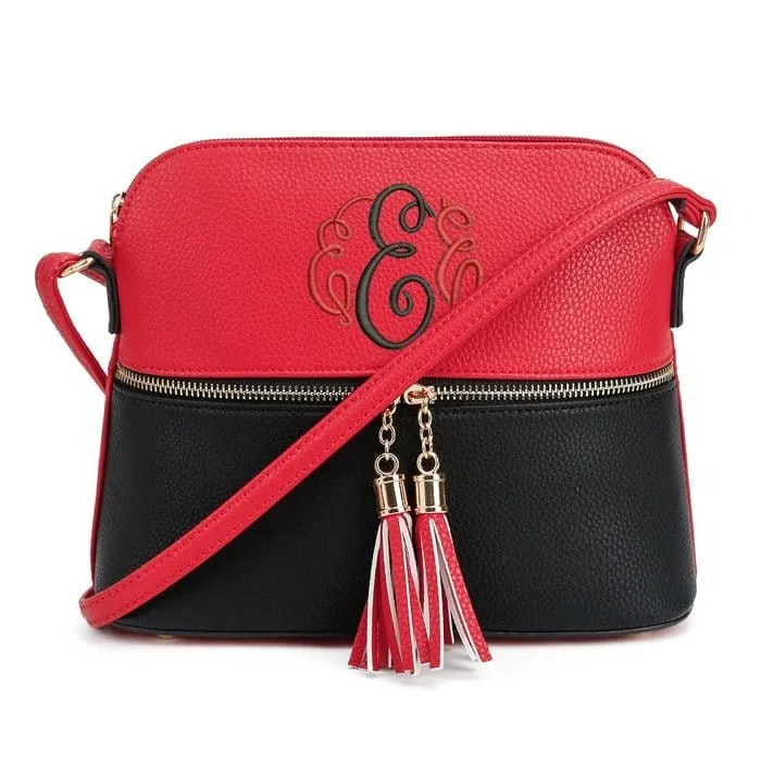 HY3031P  Monogrammable Fashion Crossbody Bag with Tassel