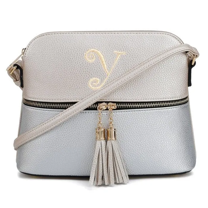 HY3031P  Monogrammable Fashion Crossbody Bag with Tassel