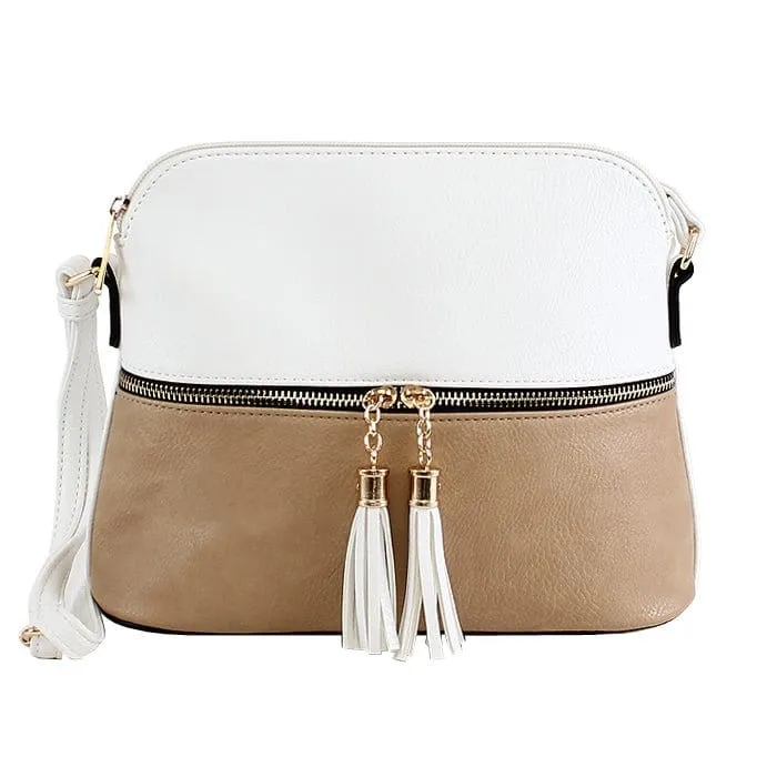 HY3031P  Monogrammable Fashion Crossbody Bag with Tassel