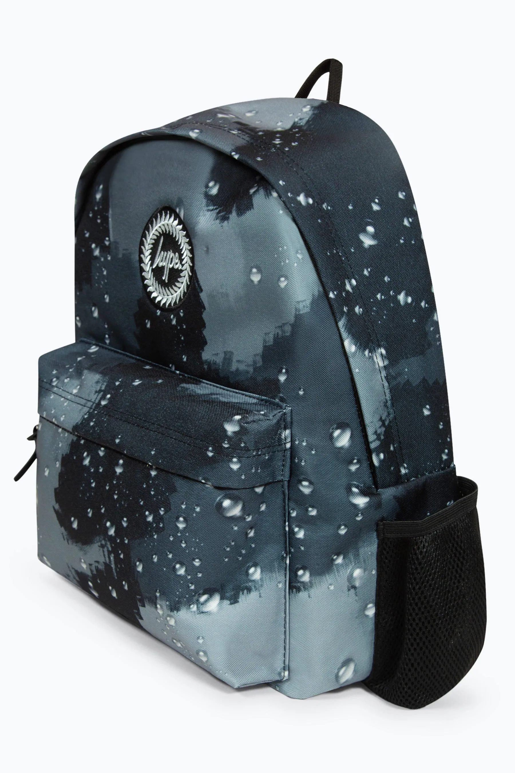 Hype Unisex Iconic Black Raindrop Camo Backpack