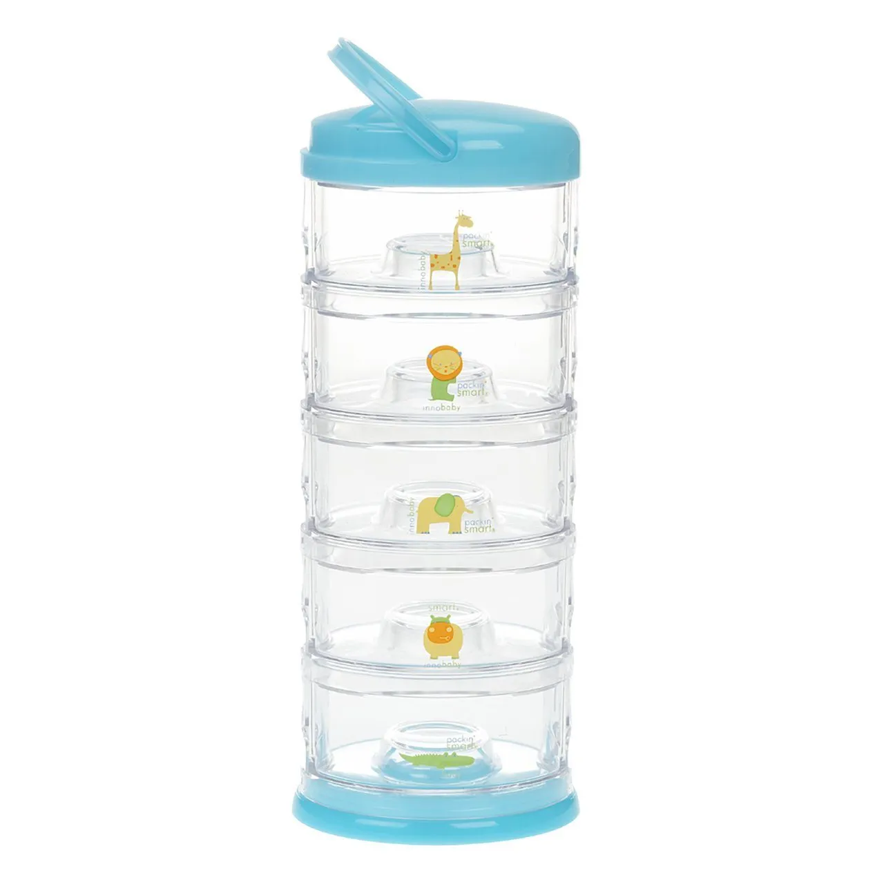 Innobaby Packin' SMART Stackables Formula Dispenser And Snack Case - 5 Tier