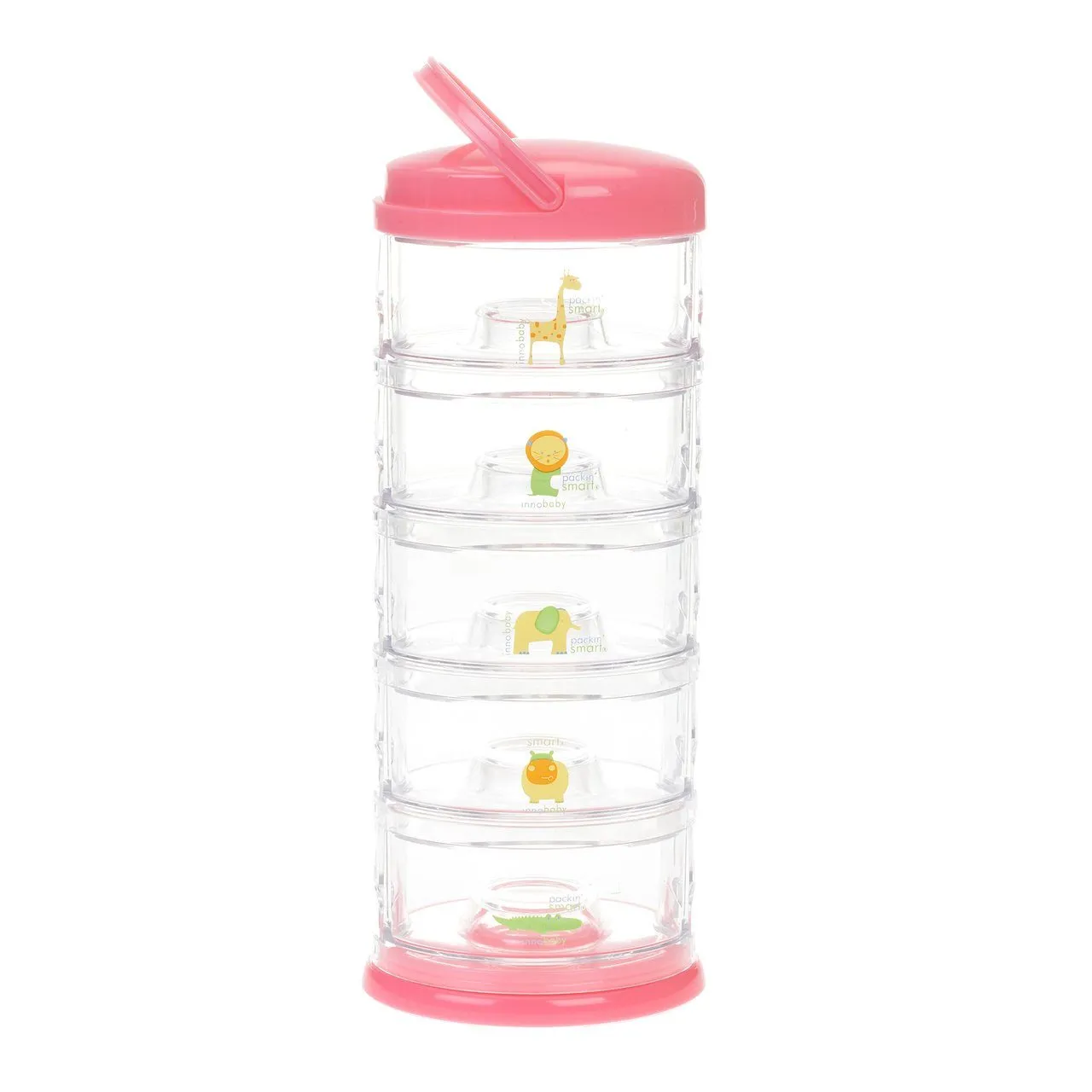 Innobaby Packin' SMART Stackables Formula Dispenser And Snack Case - 5 Tier