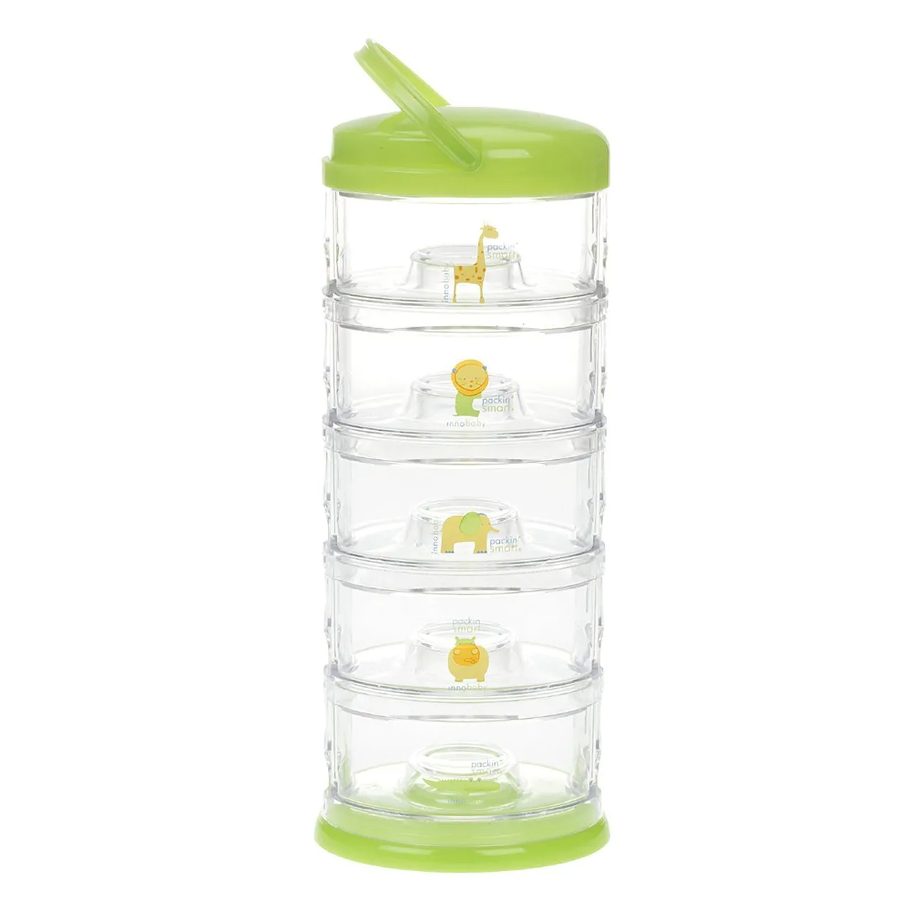 Innobaby Packin' SMART Stackables Formula Dispenser And Snack Case - 5 Tier