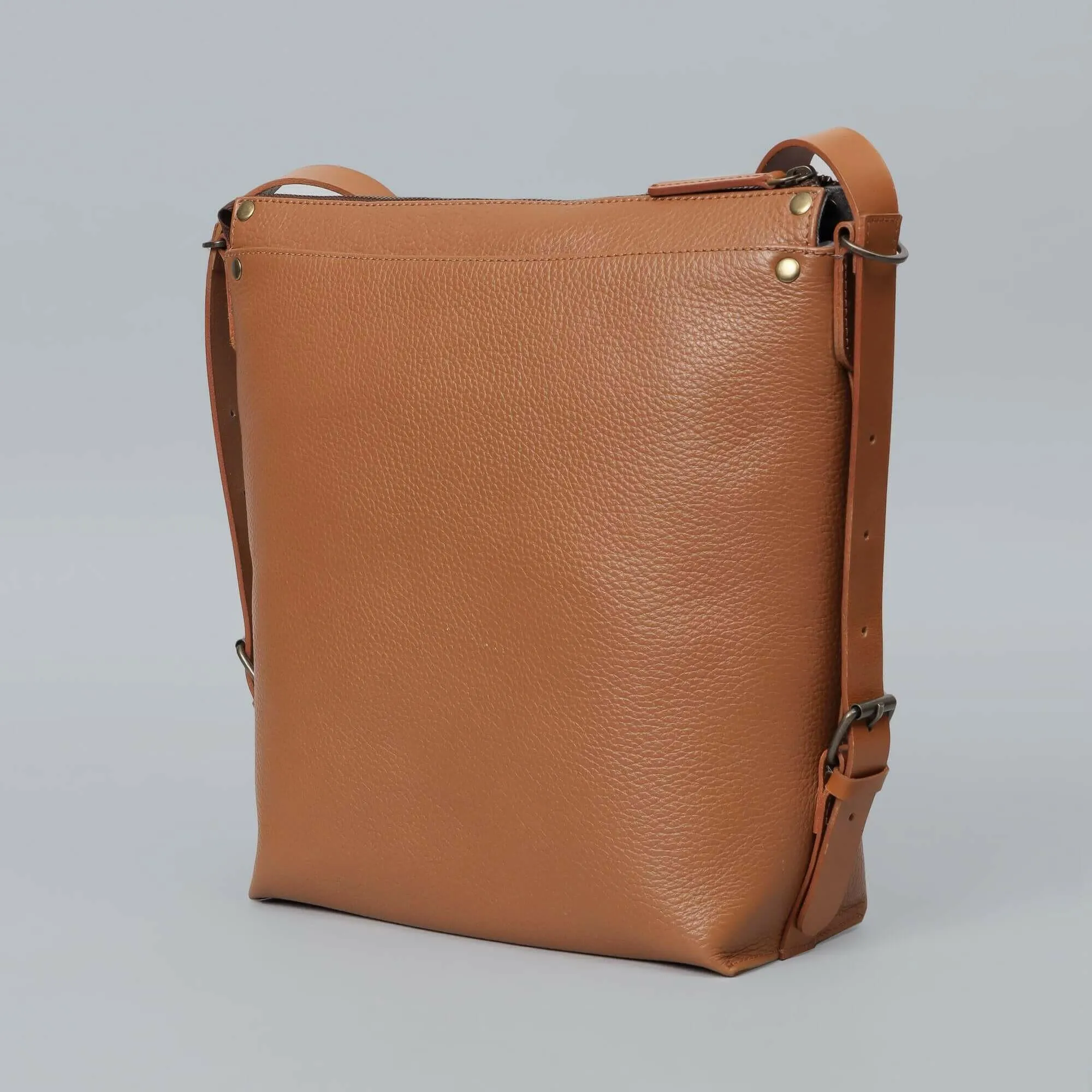 Jersey Leather Crossbody Bag