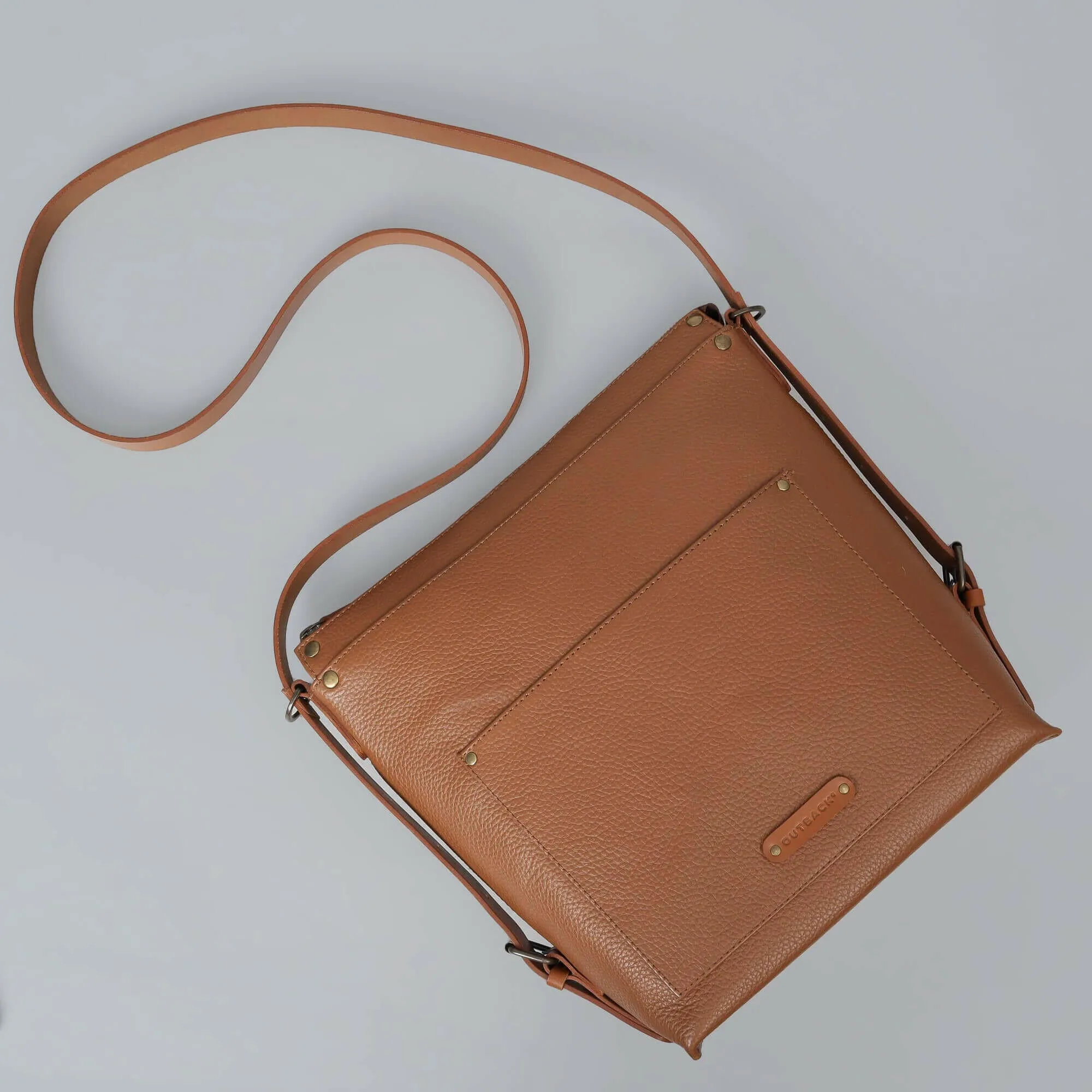 Jersey Leather Crossbody Bag