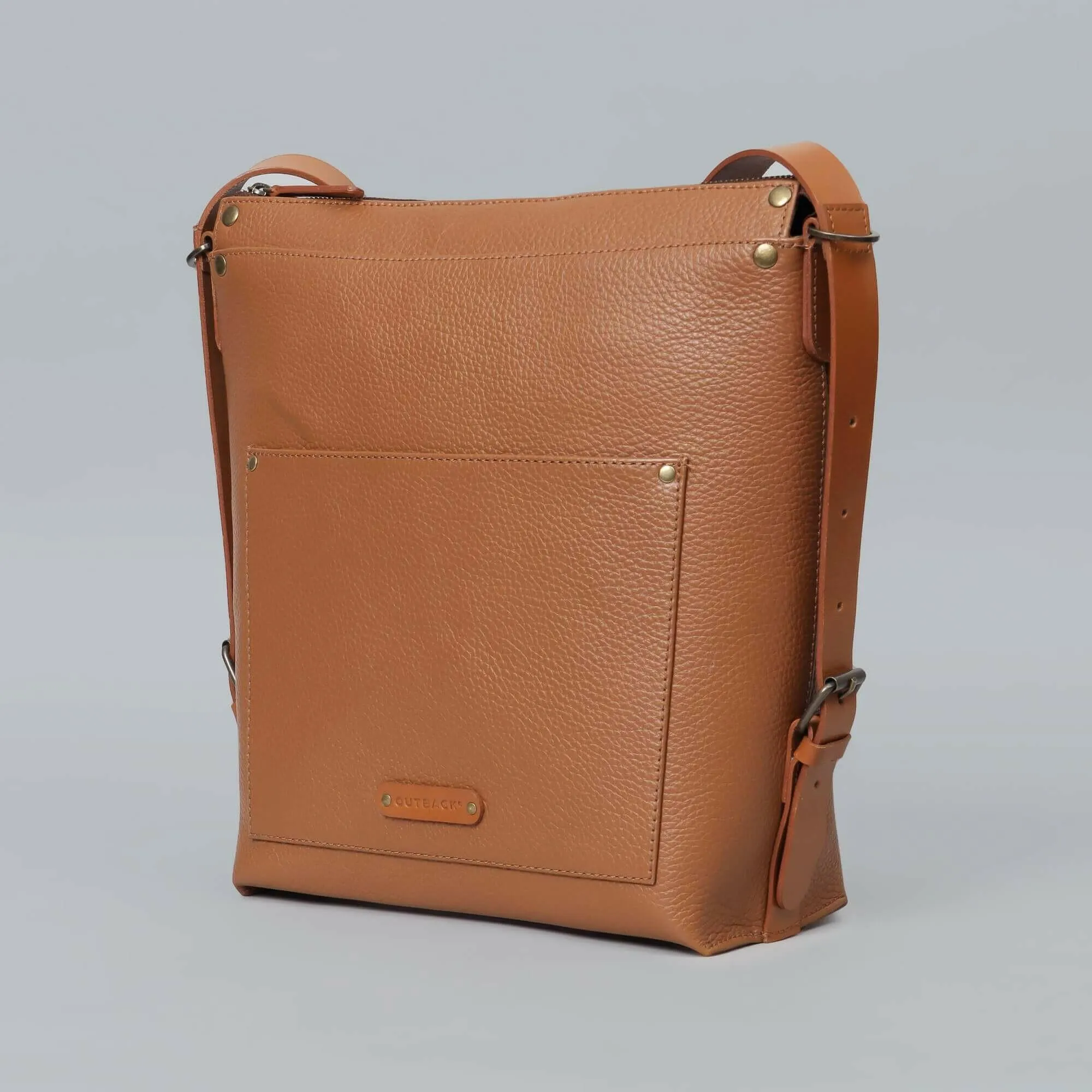 Jersey Leather Crossbody Bag