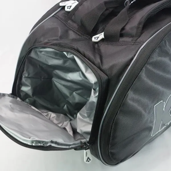 Karakal Pro Tour 2.1 Comp 9 Racket Bag Wet & Dry Compartment Side Pockets