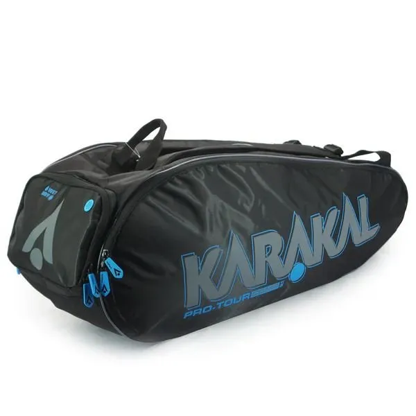 Karakal Pro Tour 2.1 Comp 9 Racket Bag Wet & Dry Compartment Side Pockets