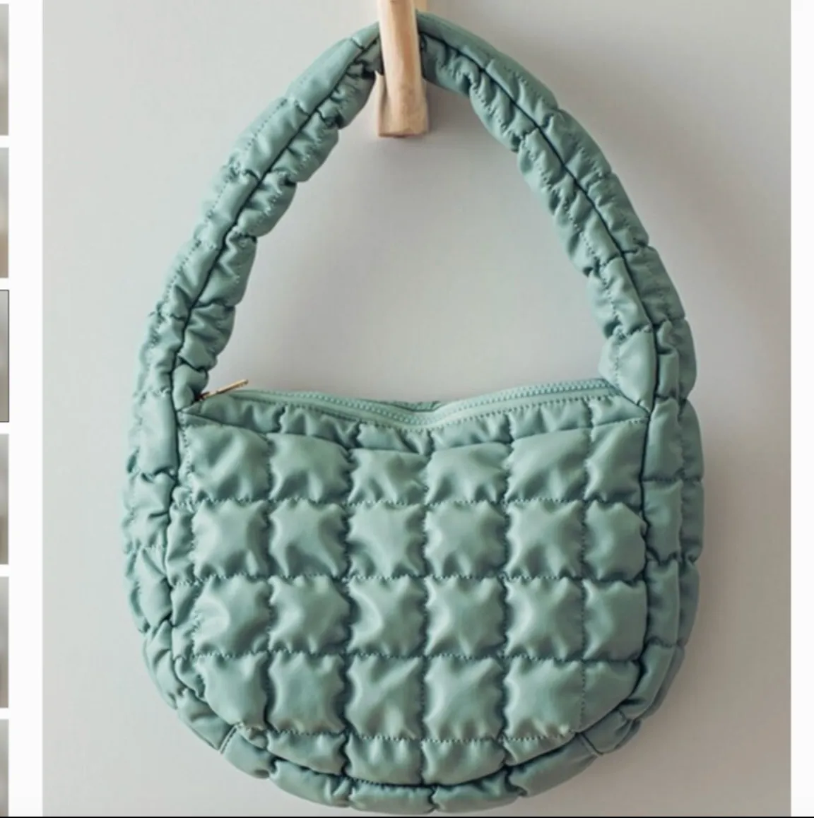 Kate Puff Leather Quilted Shoulder Bag / Crossbody