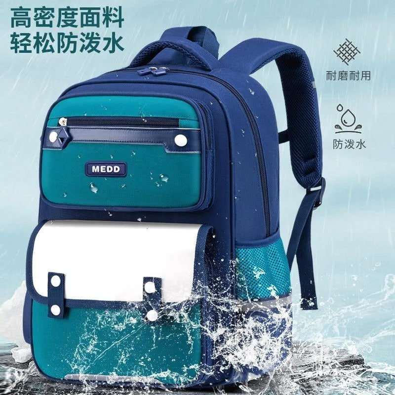 Kids School Backpack Students Bag Canvas Waterproof Laptop Bag | 2819