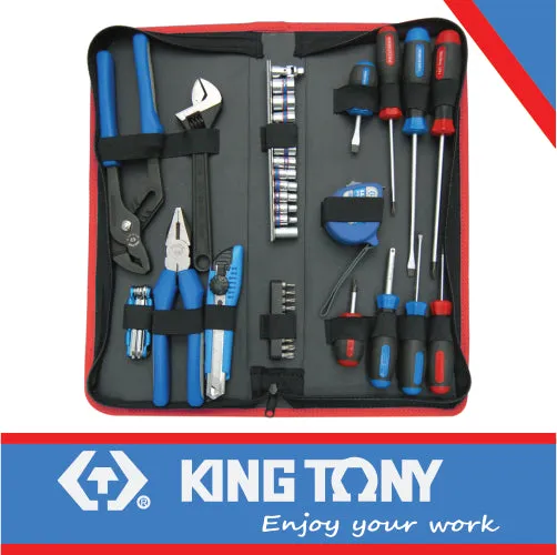 King Tony Tool Kit Combination Pouch 43Pc