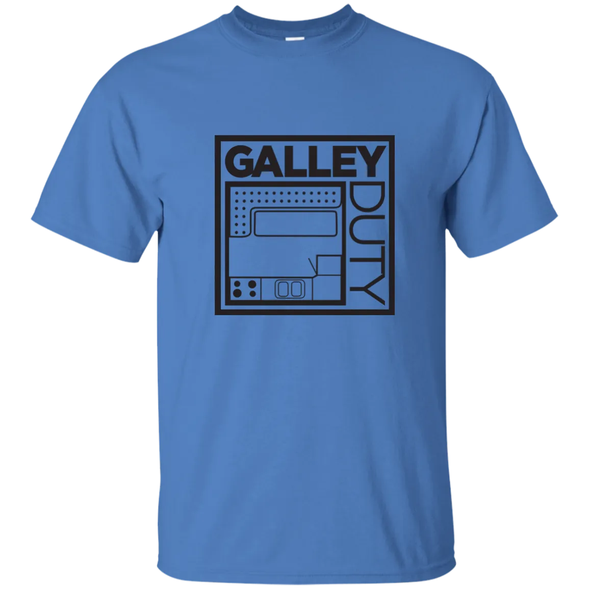 “Know Your Boat” – Galley - Black on Custom Ultra Cotton T-Shirt