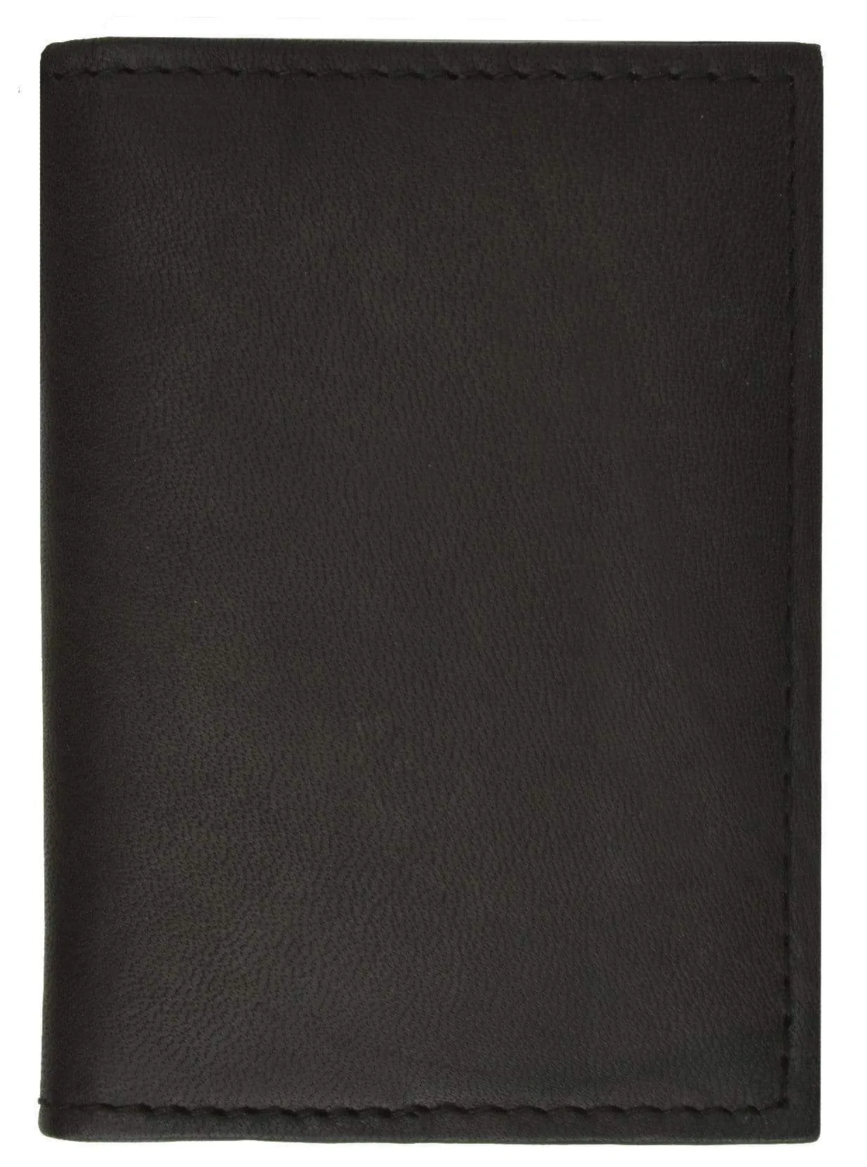 Lamb Leather Bifold Plastic Credit Card Inserts Holder 1570 (C)